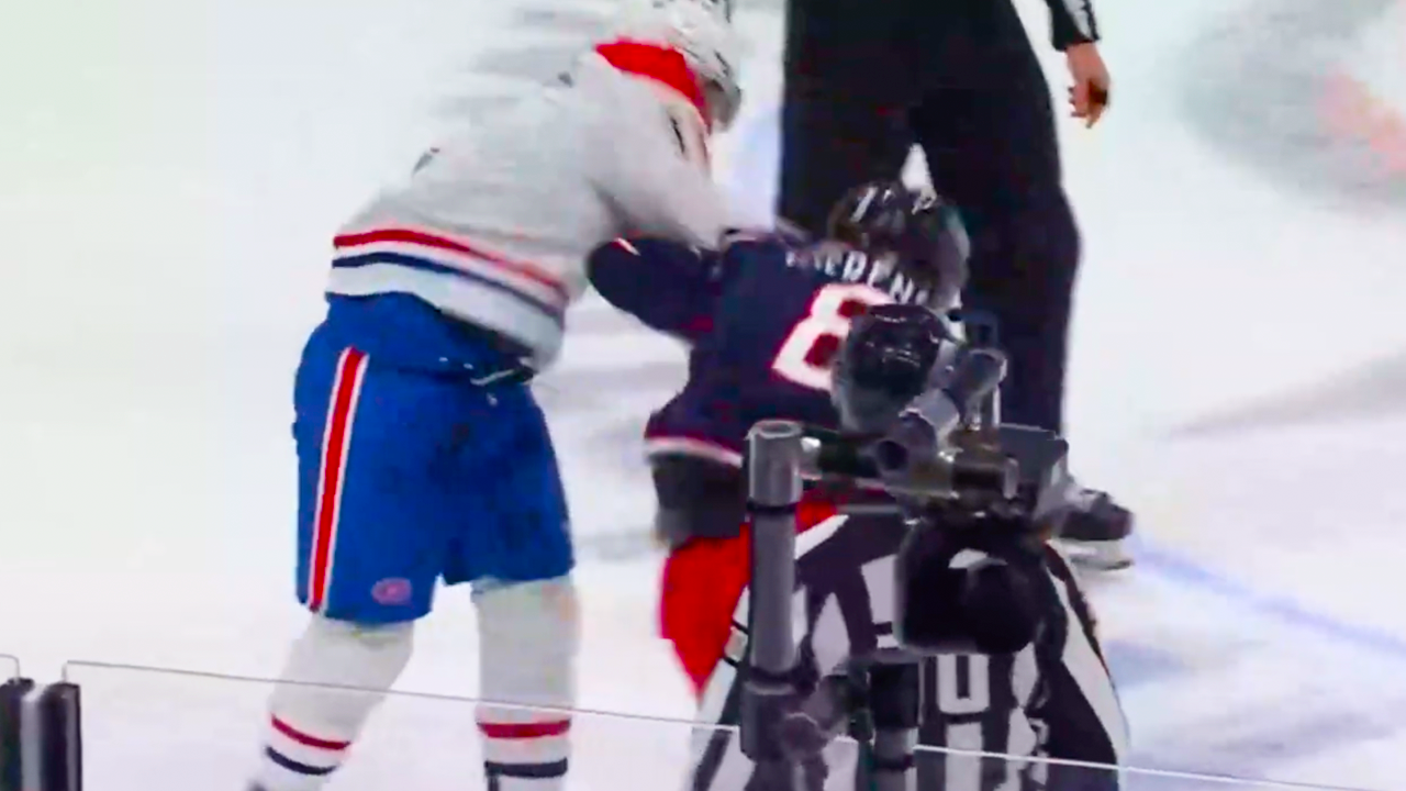 Brendan Gallagher Zach Werenski Fight | Columbus Blue Jackets vs Montreal Canadiens 2024 NHL Highlights