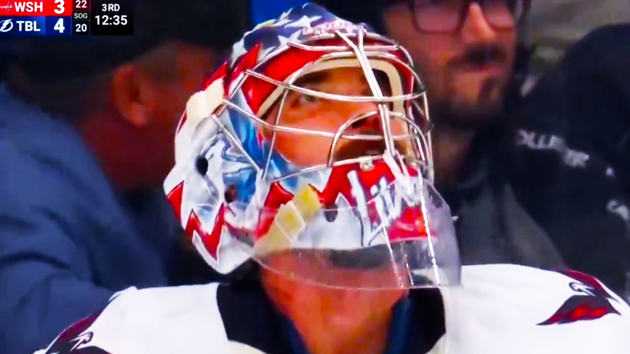 Charlie Lindgren Hits Puck into Own Net Goal | Washington Capitals vs Toronto Maple Leafs 2024 NHL Highlights