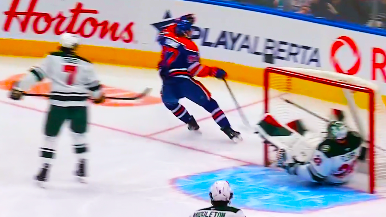 Leon Draisaitl 5 Hole Goal on Marc Andre Fleury | Edmonton Oilers vs Minnesota Wild 2024 NHL Highlights