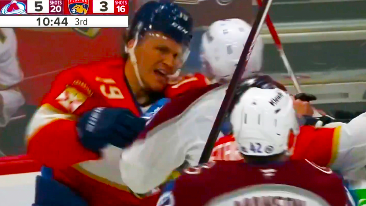 Miles Wood Matthew Tkachuk Fight | Colorado Avalanche vs Florida Panthers 2024 NHL Highlights