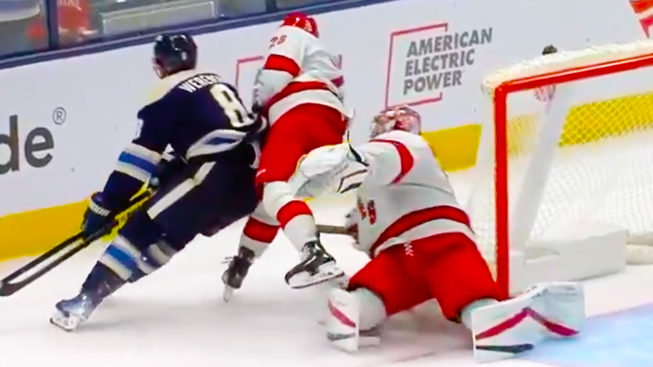 Pyotr Kochetkov Injury Sean Walker Collision, Exited Game | Hurricanes vs Blue Jackets 2024 NHL Highlights