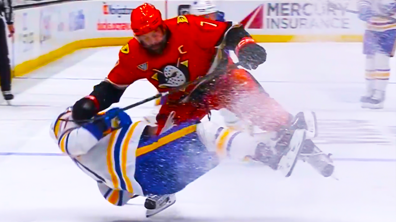 Radko Gudas Hit on Jason Zucker | Anaheim Ducks vs Buffalo Sabres 2024 NHL Highlights