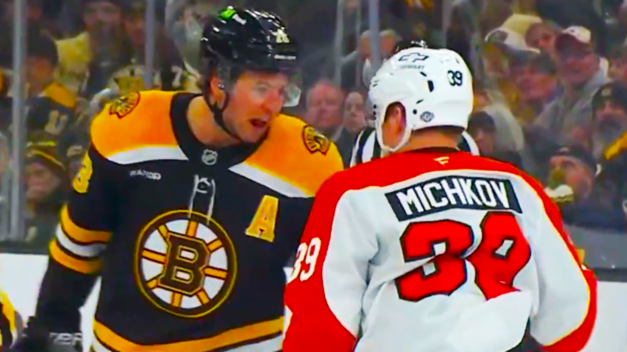 Charlie McAvoy Hit on Matvei Michkov Fight | Philadelphia Flyers vs Boston Bruins 2024 NHL Highlights