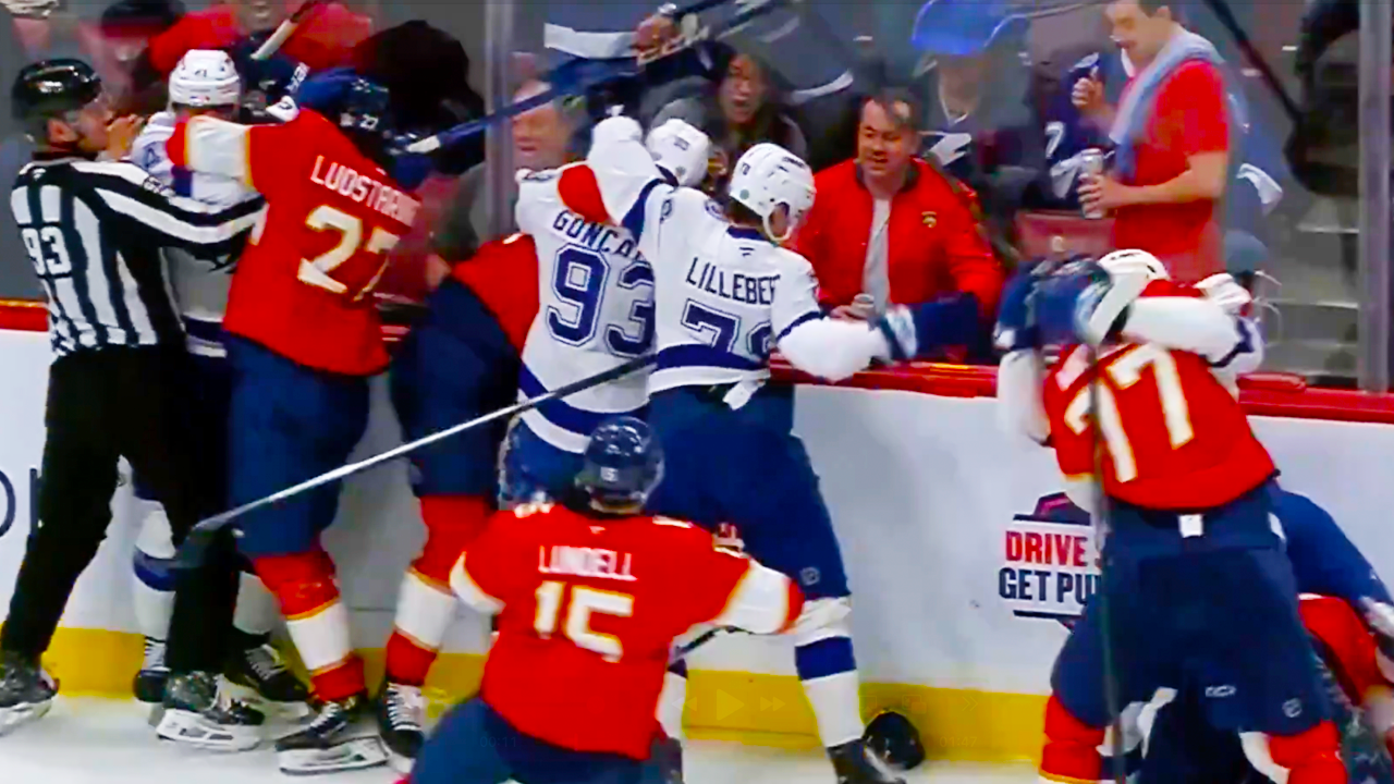 Dmitry Kulikov Hit on Gage Goncalves Fight w/ Greer, Lilleberg, Perbix, Luostarinen, Paul | Tampa Bay Lightning vs Florida Panthers 2024 NHL Highlights