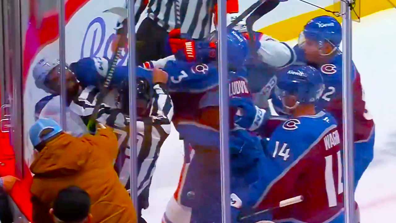 John Ludvig Adam Henrique Fight | Edmonton Oilers vs Colorado Avalanche 2024 NHL Highlights