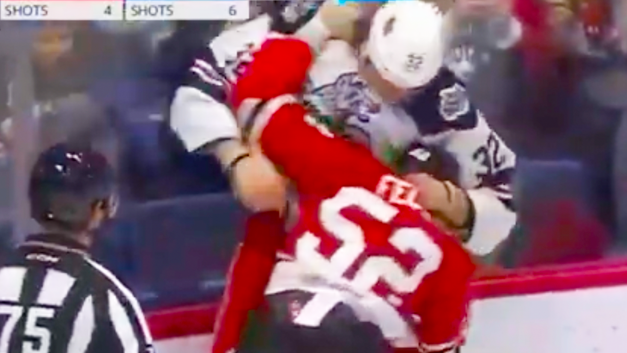 Matt Rempe Colin Felix Fight December 6, 2024 | Rockford IceHogs vs Hartford Wolfpack 2024 AHL Highlights