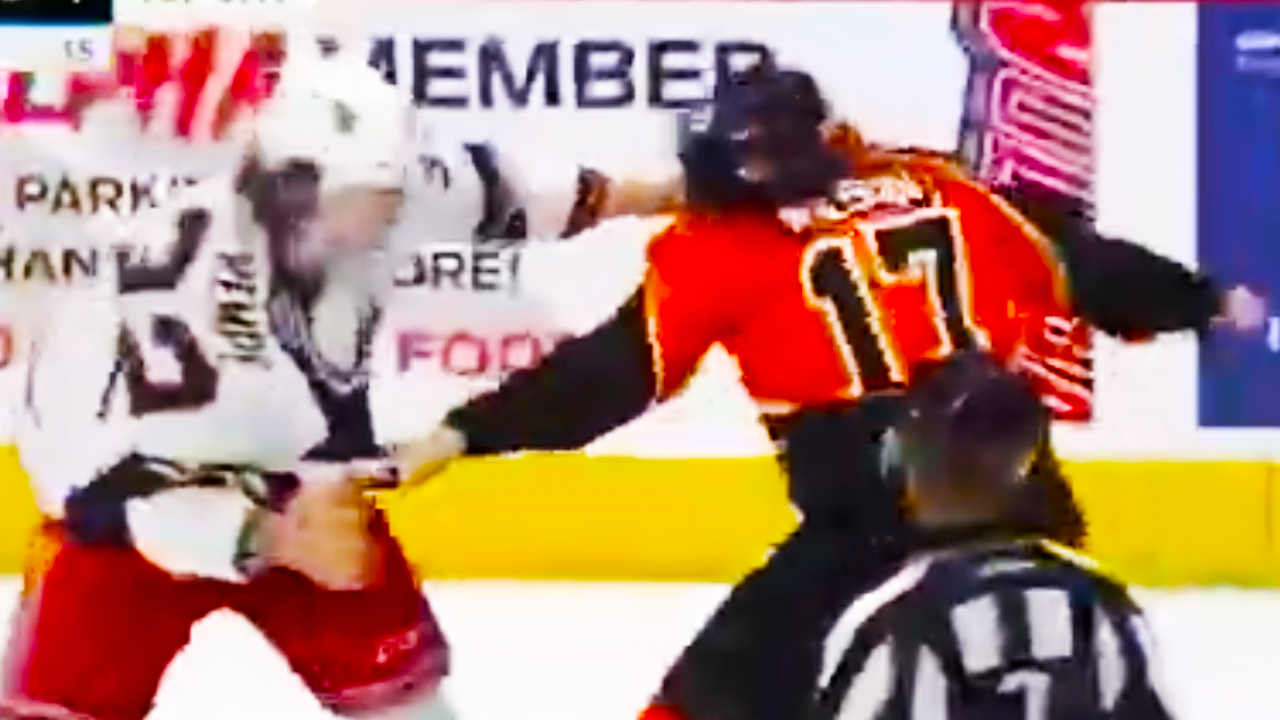 Matt Rempe Garrett Wilson Fight November 27 2024 | Hartford Wolfpack vs Lehigh Valley Phantoms 2024 AHL Highlights