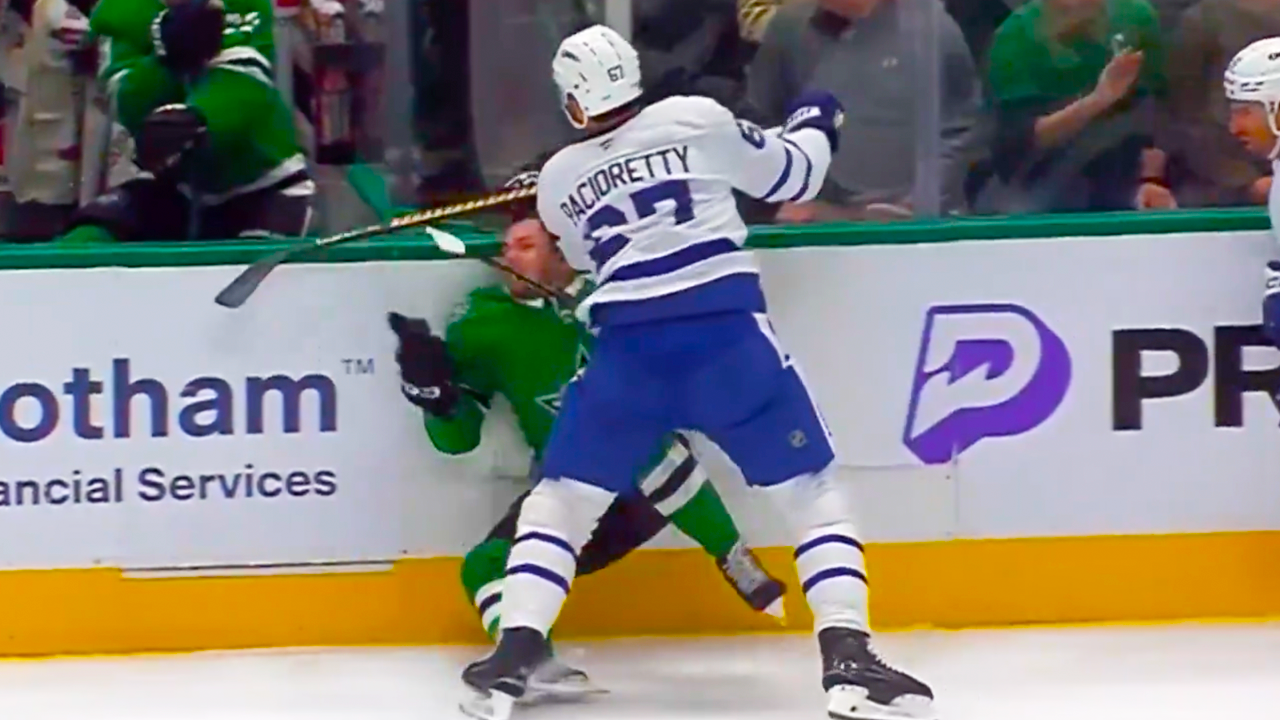 Max Pacioretty Hit on Mavrik Bourque | Dallas Stars vs Toronto Maple Leafs 2024 NHL Highlights