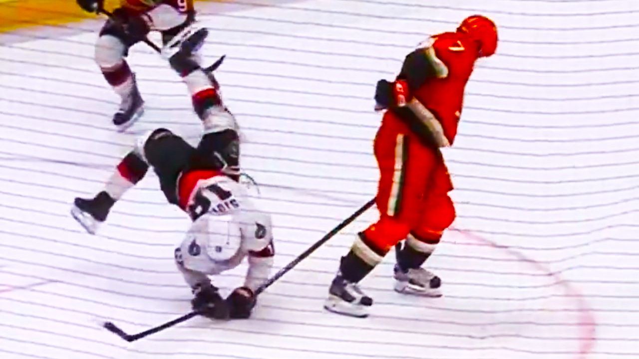 Radko Gudas Hit on Tim Stutzle / Josh Norris | Anaheim Ducks vs Ottawa Senators 2024 NHL Highlights