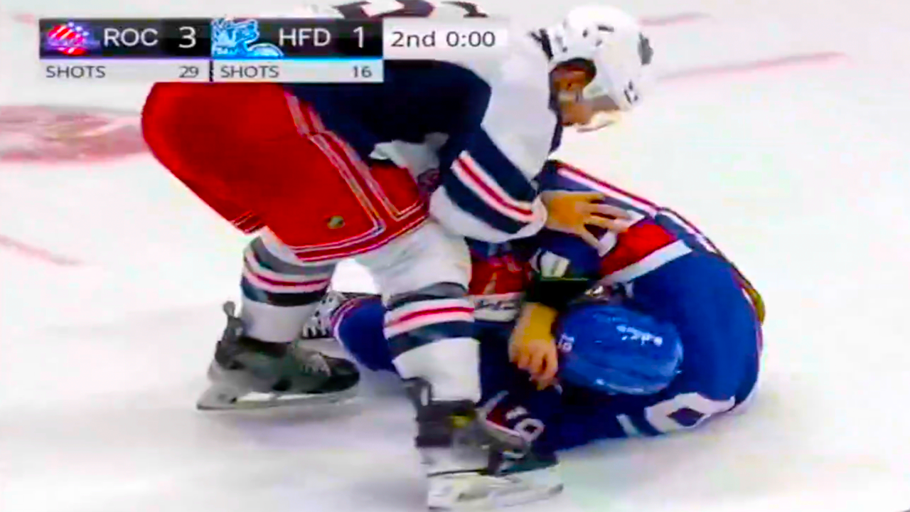 Belzile, Fitzgerald, Slaggert, Robertson, Joshua Line Brawl Fight | Hartford Wolfpack vs Rochester Americans 2025 AHL Highlights