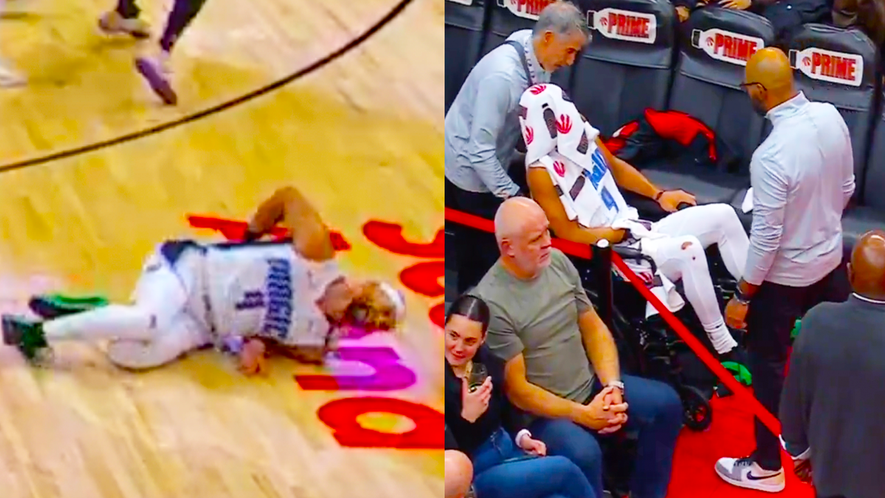 Jalen Suggs Back Injury & is Wheelchair’d off Court | Orlando Magic vs Toronto Raptors 2025 NBA Highlights