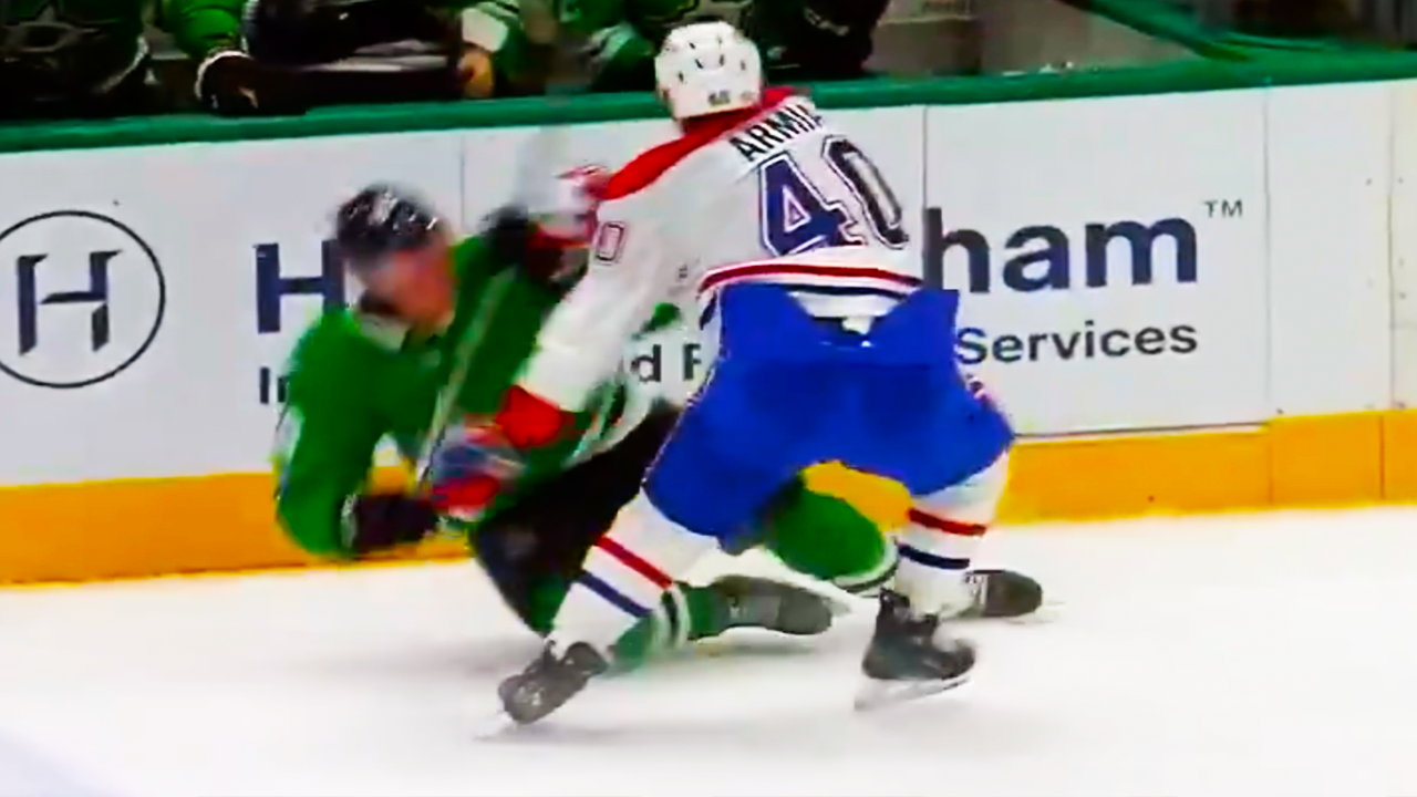 Joel Armia No Stick Checking Dallas Players | Montreal Canadiens vs Dallas Stars 2025 NHL Highlights