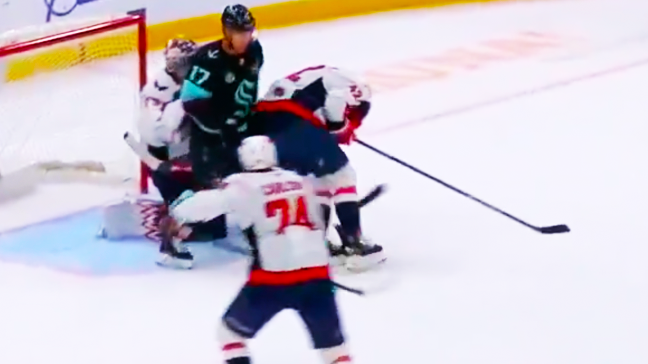 Martin Fehervary Injury left the ice bleeding after a puck deflected into his face | Washington Capitals vs Seattle Kraken 2025 NHL Highlights