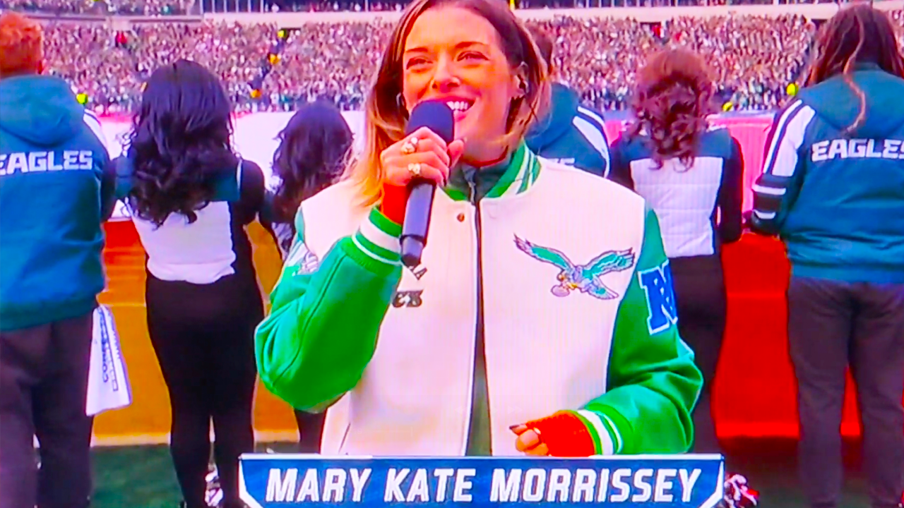 Mary Kate Morrissey National Anthem | Washington Commanders vs Philadelphia Eagles 2025 NFL Highlights