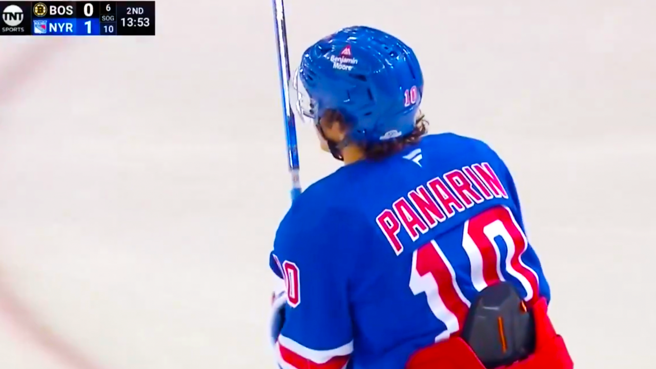 Artemi Panarin Goal Makes it 1-0 | New York Rangers vs Boston Bruins 2025 NHL Highlights