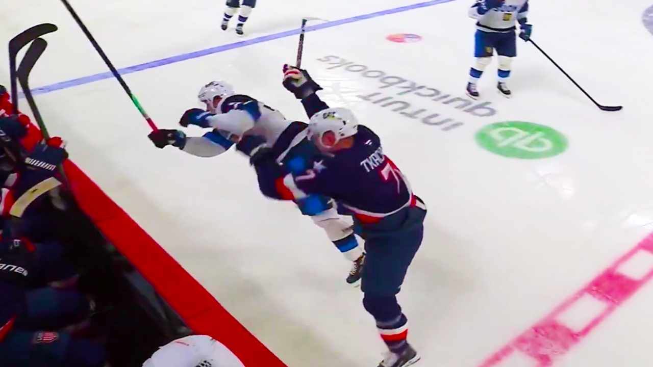Brady Tkachuk Hit on Niko Mikkola Fight | USA vs Finland 4 Nations Face Off 2025 NHL Highlights