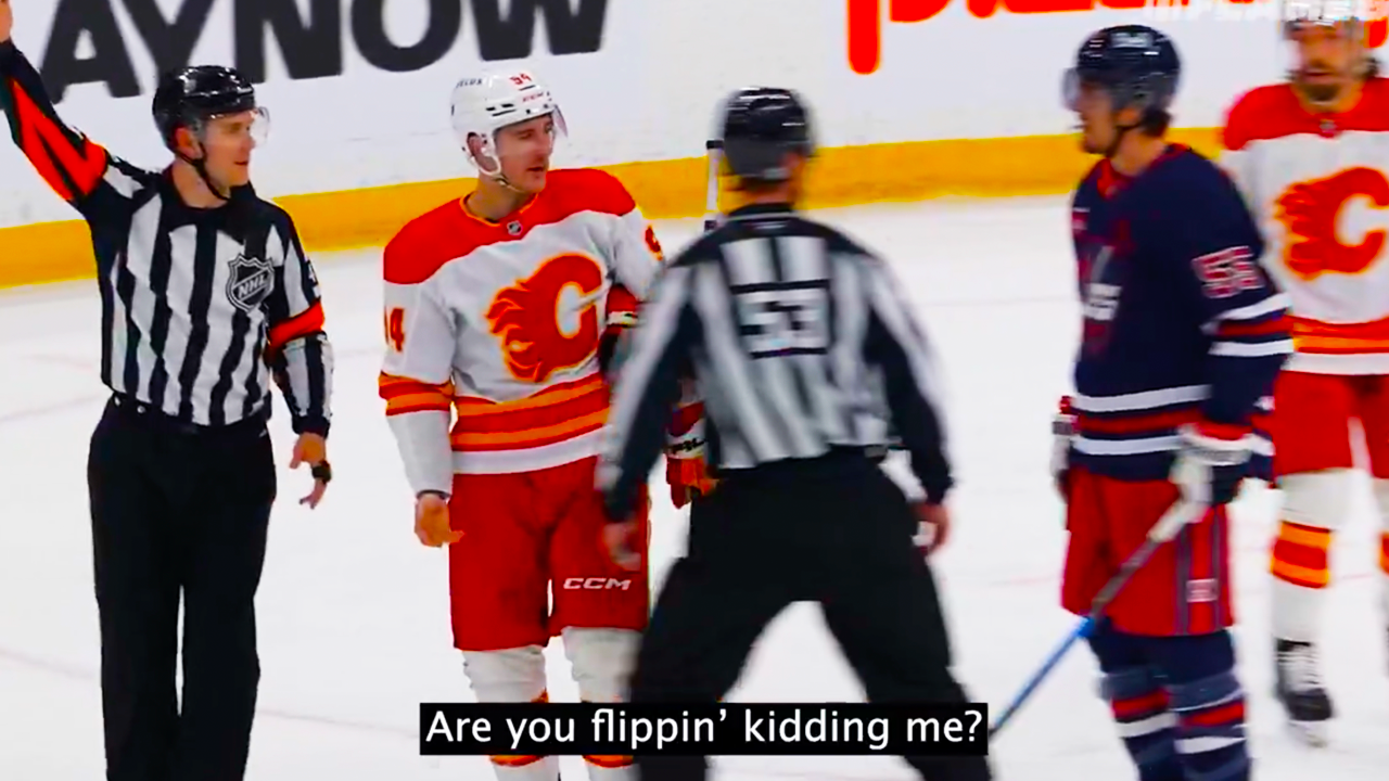Brayden Pachal Chirping with Mark Scheifele (You Flippin Dummy) | Calgary Flames vs Columbus Blue Jackets 2025 NHL Highlights
