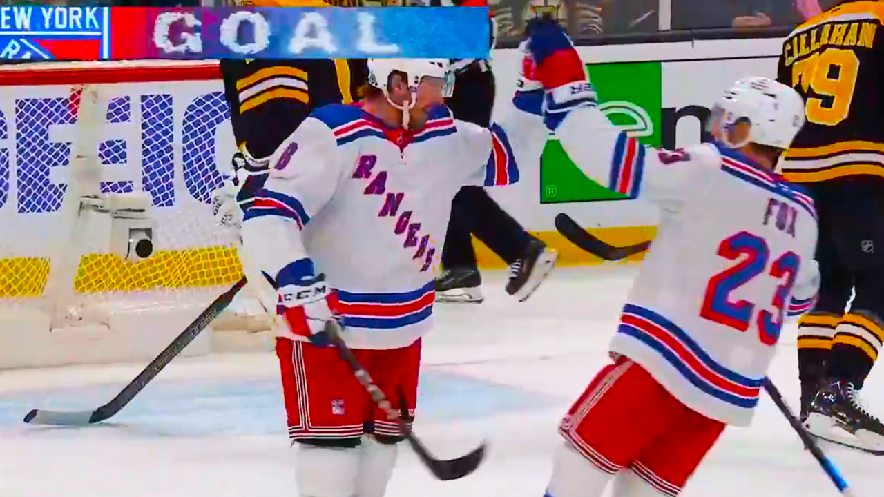 J.T. Miller Scores First Goal in Return to Rangers | New York Rangers vs Boston Bruins Highlights