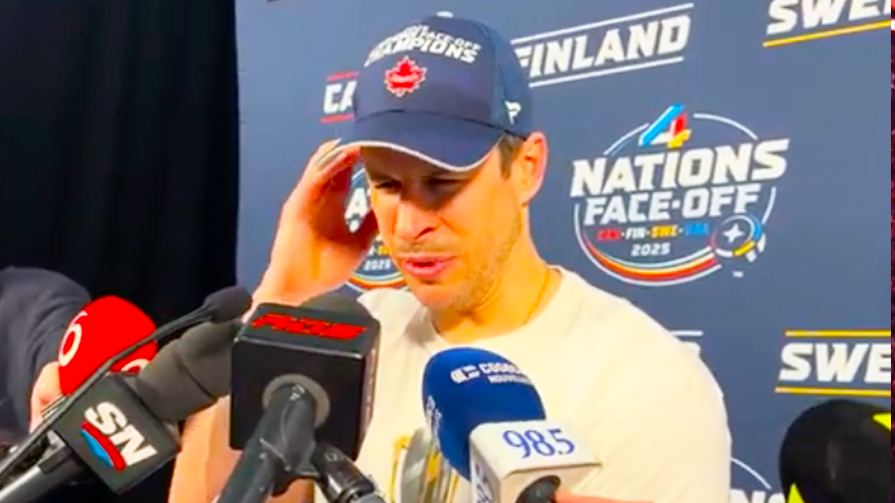 Sidney Crosby Post Game Press Conference | Canada Defeats USA in 2025 NHL 4 Nations Face Off