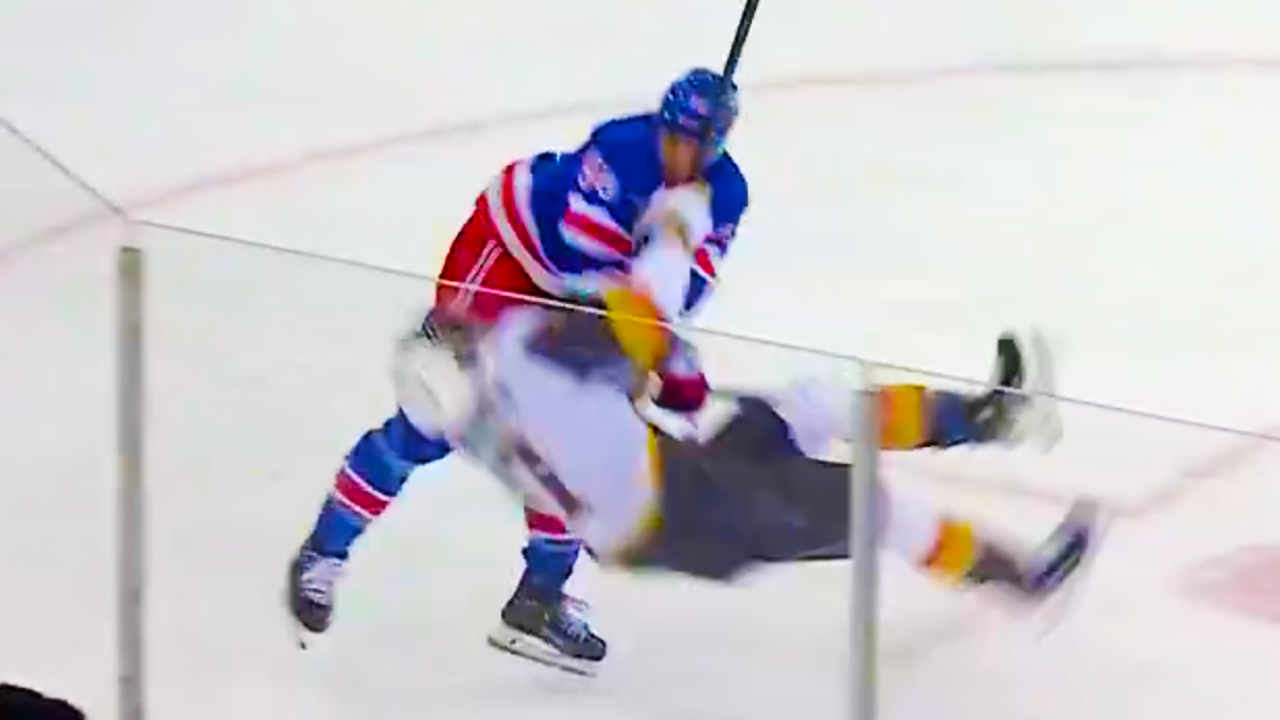 Will Cuylle Hit on Alex Pietrangelo | New York Rangers vs Vegas Golden Knights 2025 NHL Highlights