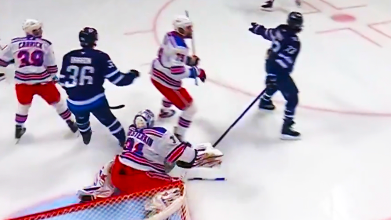 Igor Shesterkin Steals Brandon Tanev’s Stick, Attempts Save & Whips It at Boards | New York Rangers vs Winnipeg Jets 2025 NHL Highlights