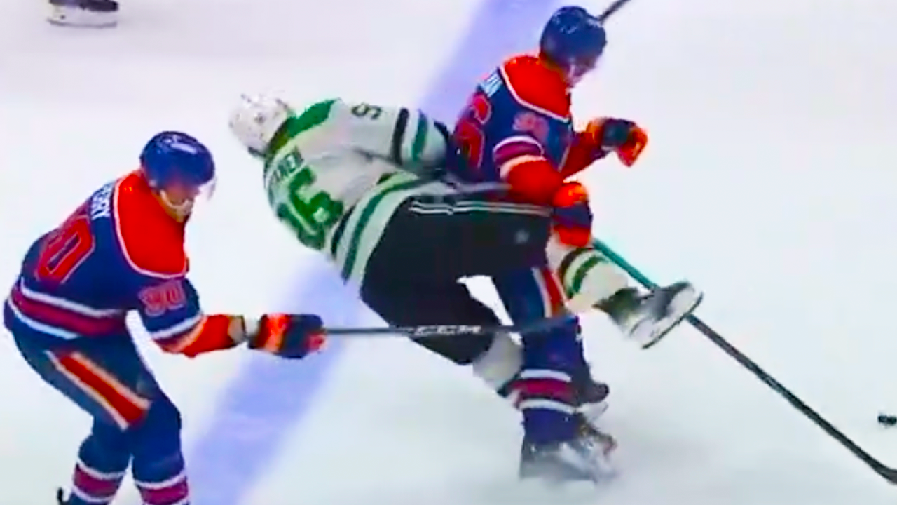 Jake Walman Hit on Mikko Rantanen | Dallas Stars vs Edmonton Oilers 2025 NHL Highlights