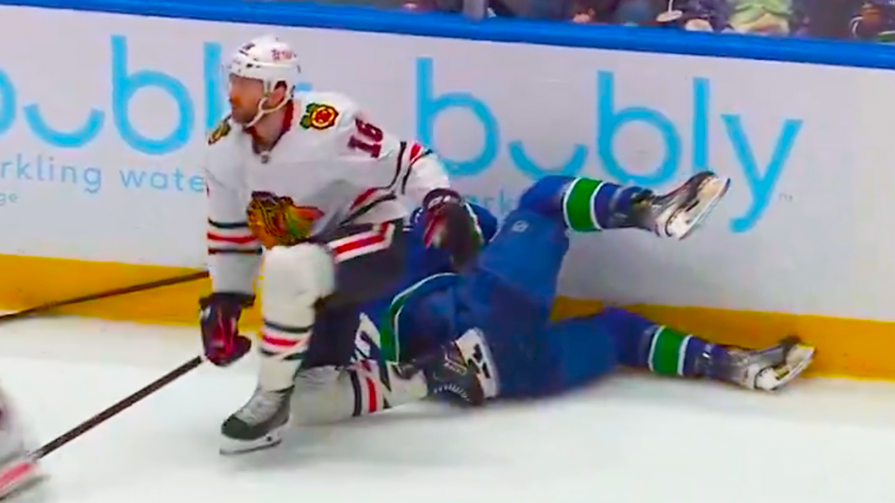 Jason Dickinson Hit on Filip Chytil Injury From Behind | Vancouver Canucks vs Chicago Blackhawks 2025 NHL Highlights