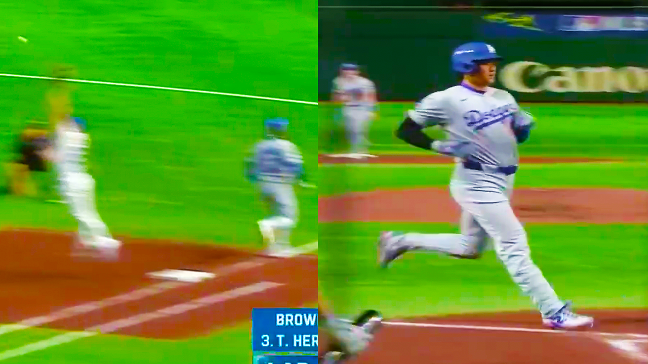 Jon Berti throws the ball away and Shohei Ohtani Scores | Chicago Cubs vs LA Dodgers Japan 2025 MLB Highlights