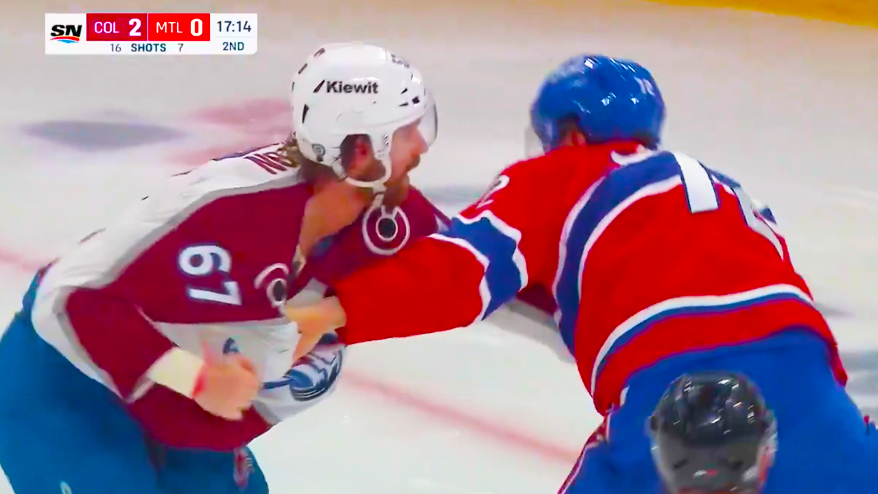 Keaton Middleton Arber Xhekaj Fight | Colorado Avalanche vs Montreal Canadiens 2025 NHL Highlights