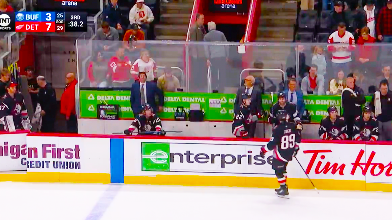 Sabres Bench is Empty After All the Penalties | Detroit Red Wings vs Buffalo Sabres 2025 NHL Highlights
