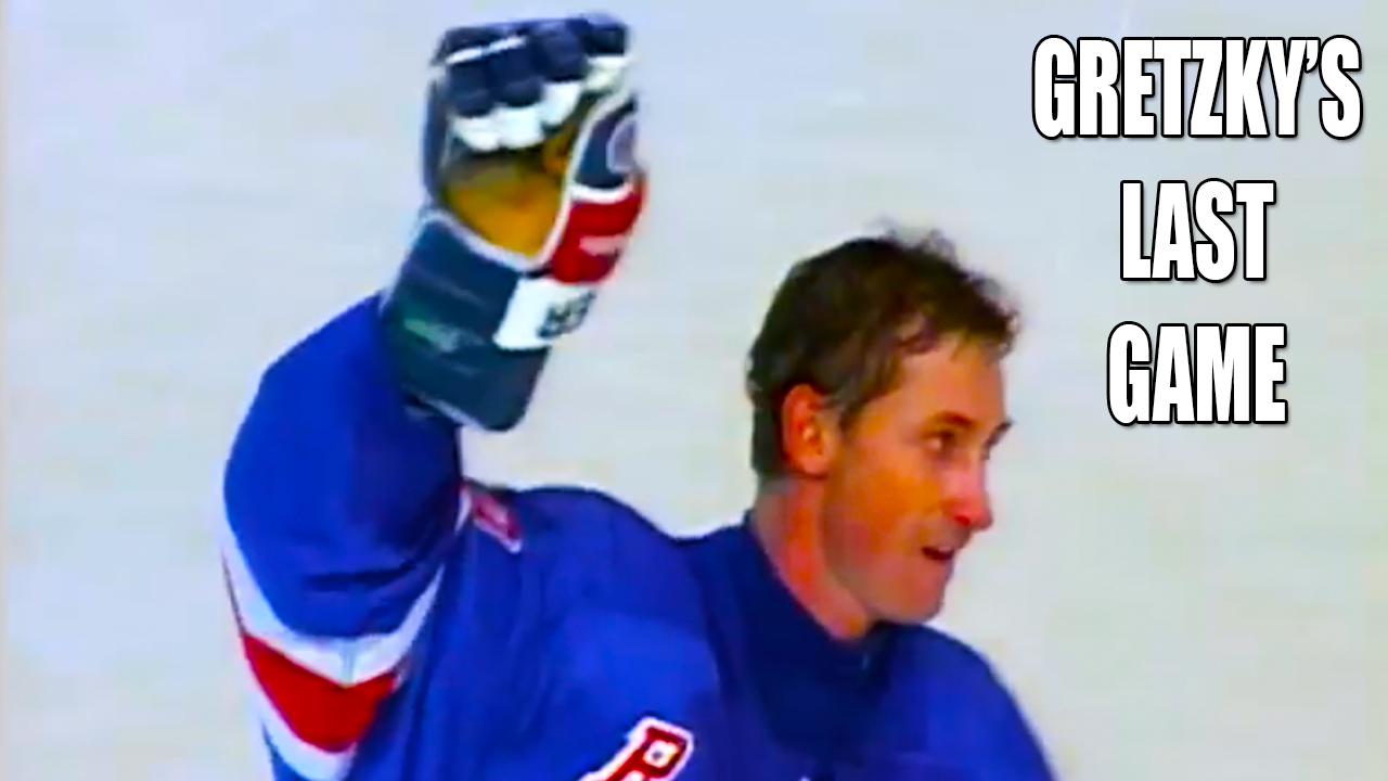 Wayne Gretzky’s last game of his career April 18, 1999 | New York Rangers vs Pittsburgh Penguins
