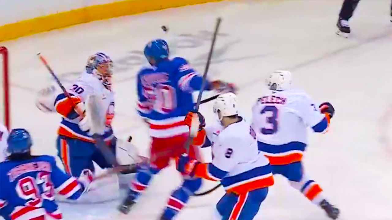 Will Cuylle Using His Head Goal | New York Rangers vs New York Islanders 2025 NHL Highlights