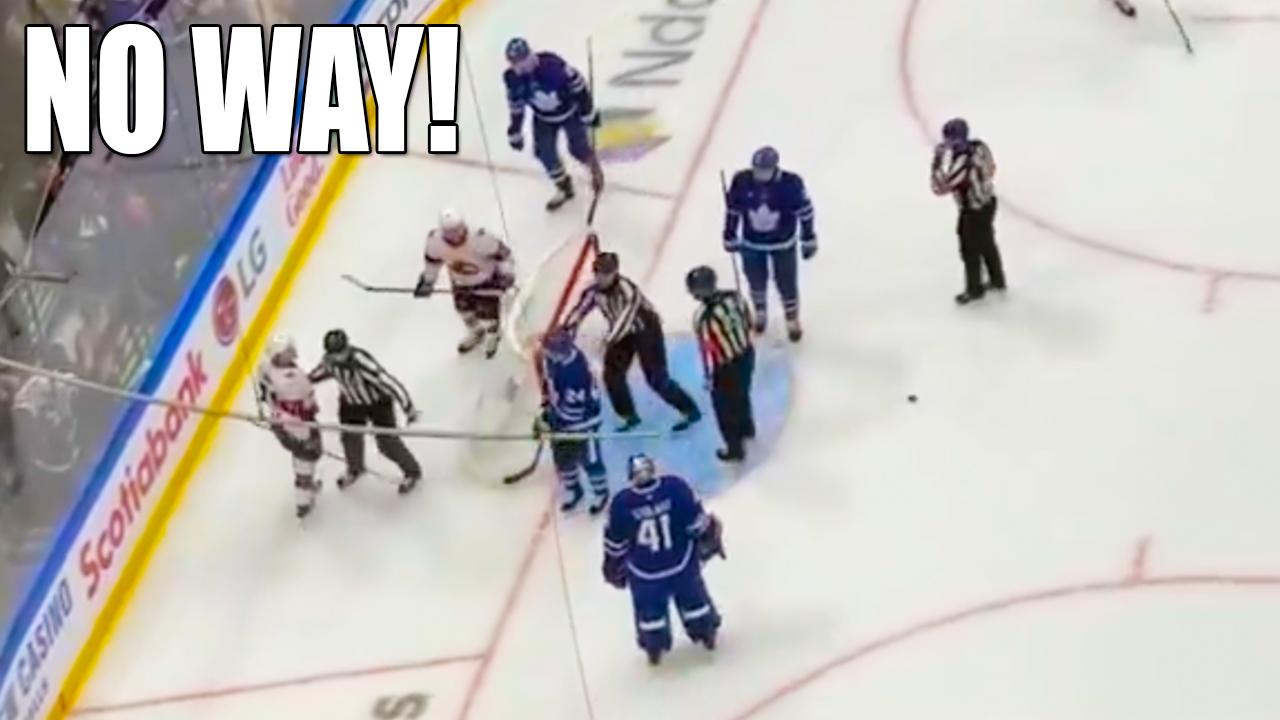 Anthony Stolarz Drops the Shoulder on Ridley Greig | Toronto Maple Leafs vs Ottawa Senators 2025 NHL Playoffs Highlights