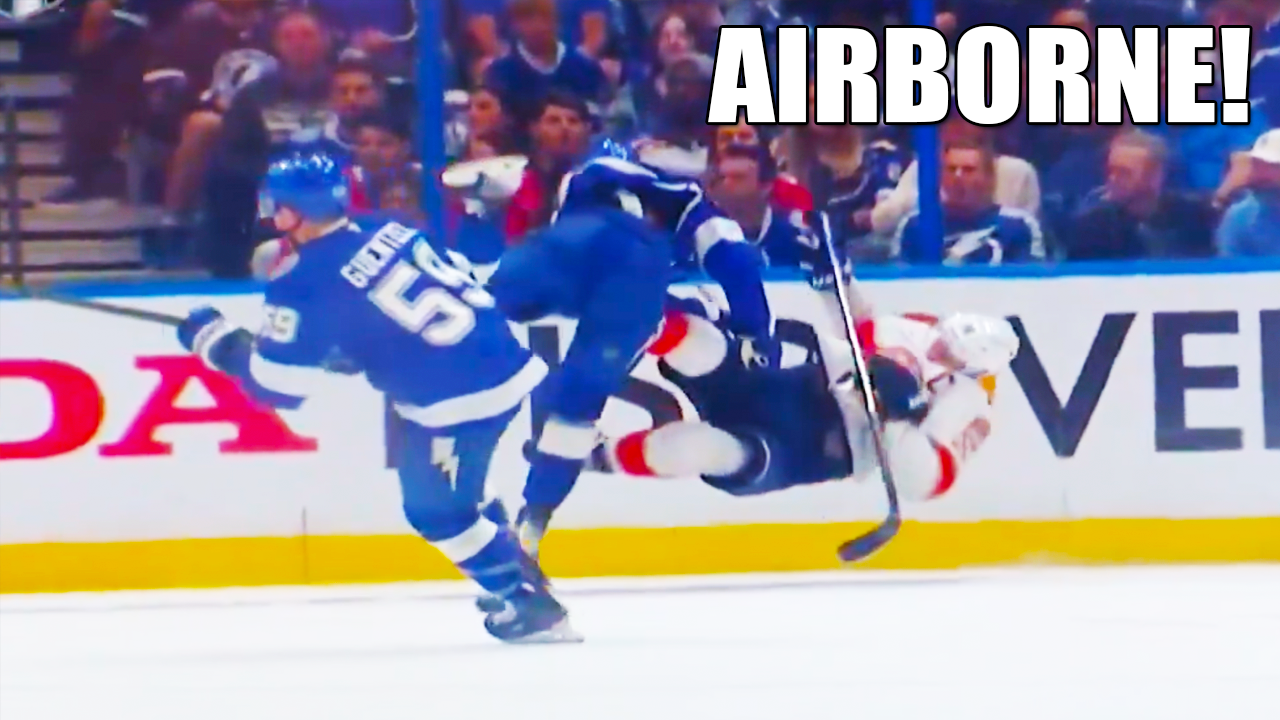 Brandon Hagel Hit on Aleksander Barkov Injury 5 Minute Major | Florida Panthers vs Tampa Bay Lightning 2025 NHL Playoffs