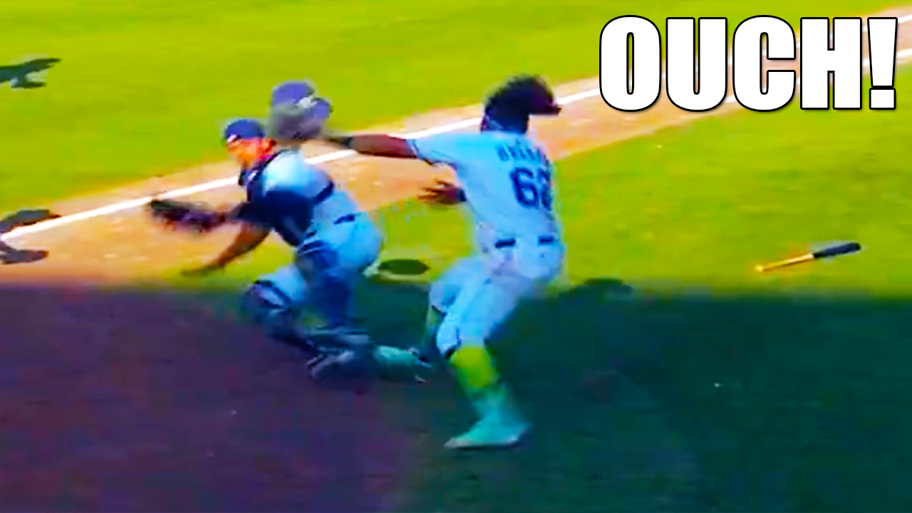 Ben Rortvedt & Jonathan Aranda Collision, Aranda Helped Off Field | New York Yankees vs Tampa Bay Rays 2025 MLB Highlights