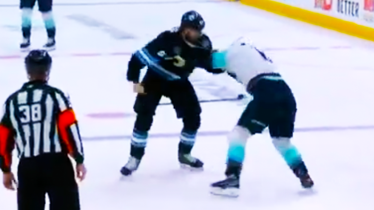 Lawson Crouse Tye Kartye Fight | Seattle Kraken vs Utah HC 2025 NHL Highlights