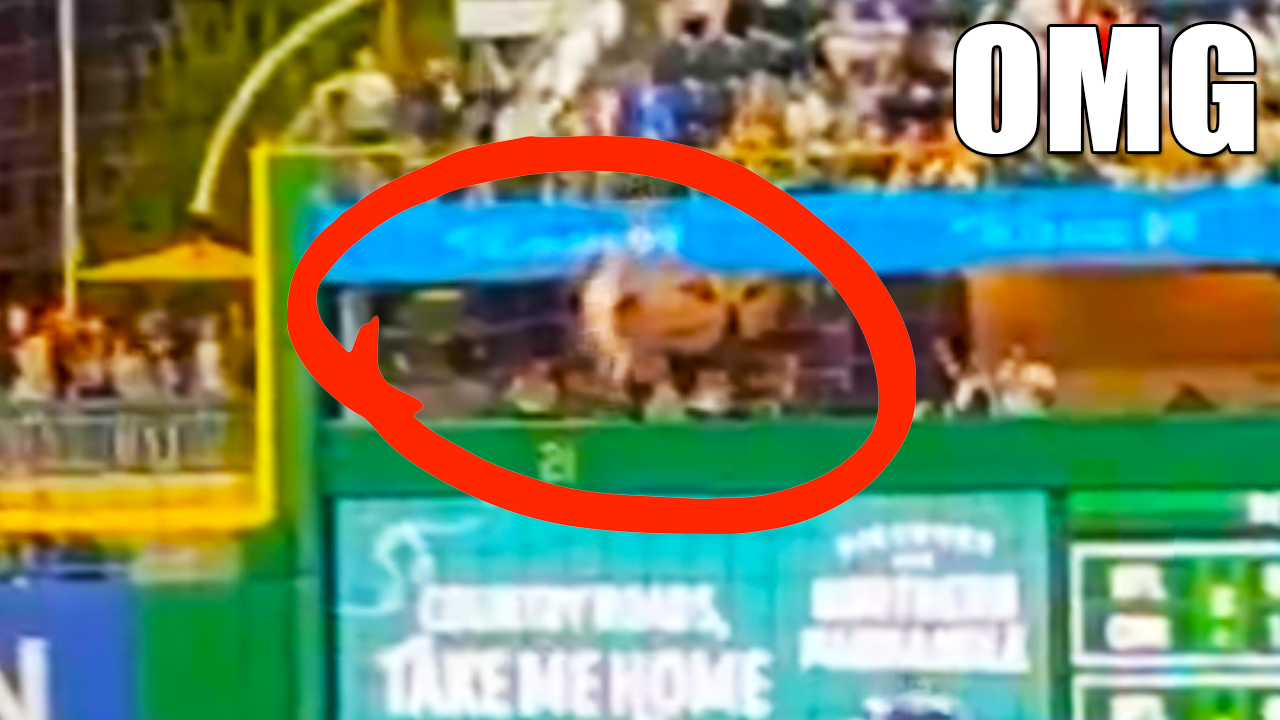 Pirates fan falls from Clemente Wall Upper Deck | Chicago Cubs vs Pittsburgh Pirates 2025 MLB Highlights
