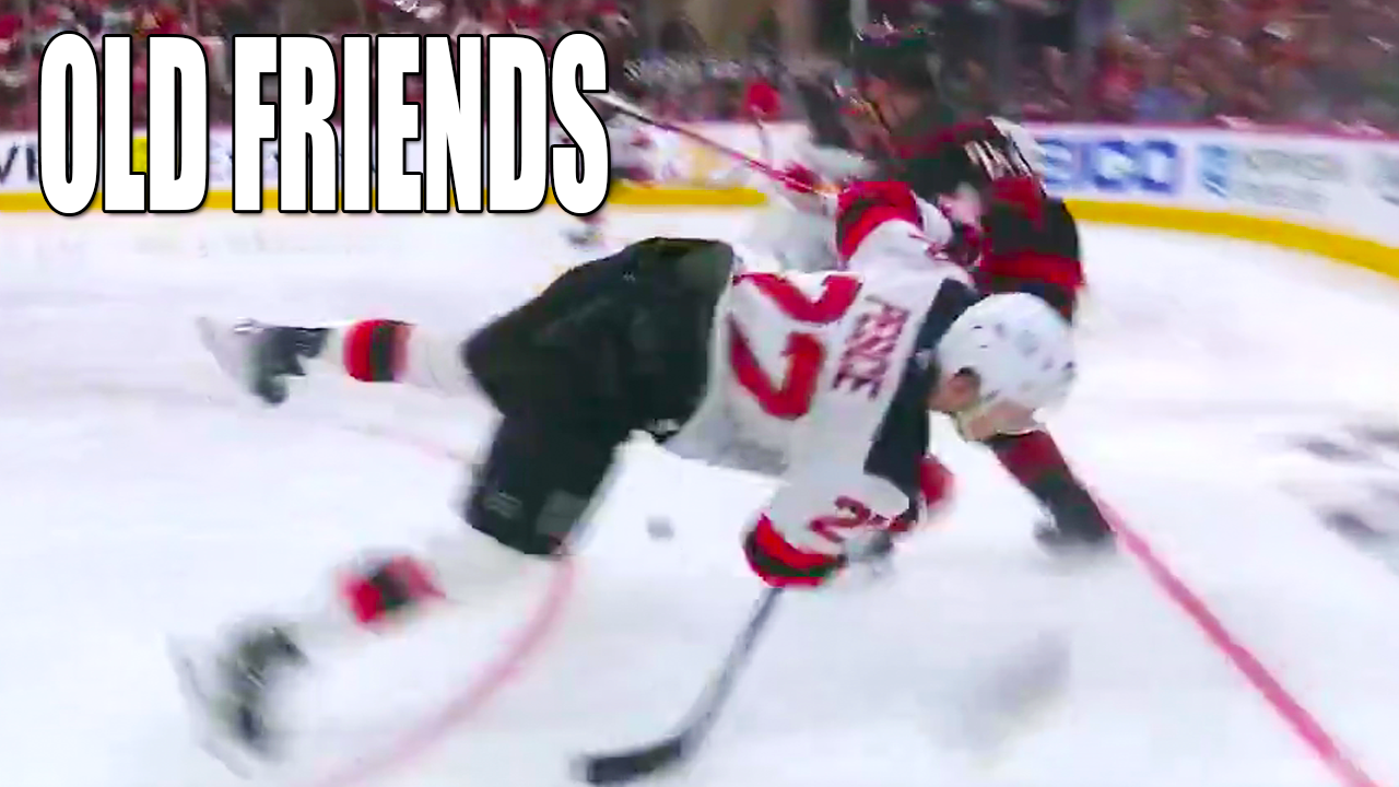 Seth Jarvis Hit on Brett Pesce | New Jersey Devils vs Carolina Hurricanes 2025 NHL Playoffs