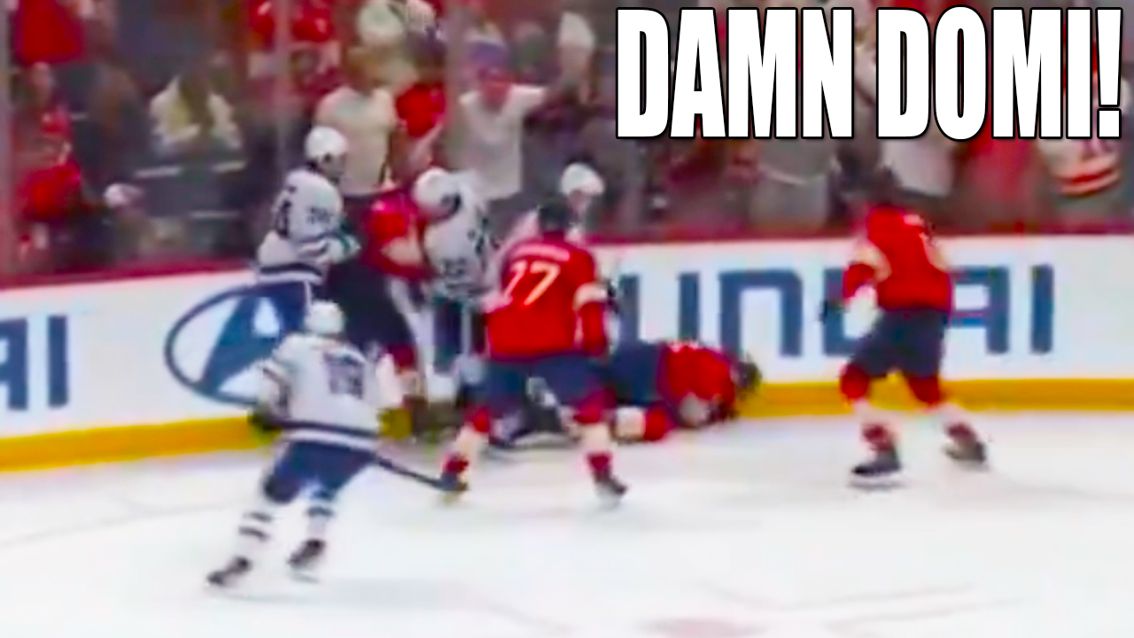 Max Domi Hit on Aleksander Barkov | Florida Panthers vs Toronto Maple Leafs 2025 NHL Playoffs Highlights