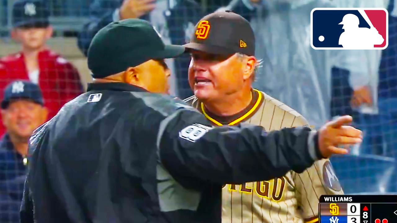 Mike Shildt Fights with Umpire from Fernando Tatis Jr. Ejected | New York Yankees vs San Diego Padres 2025 MLB Highlights