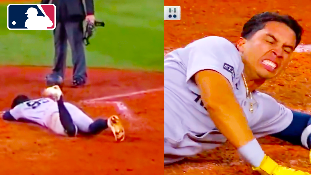 Oswaldo Cabrera Broken Ankle Injury | New York Yankees vs Seattle Mariners 2025 MLB Highlights