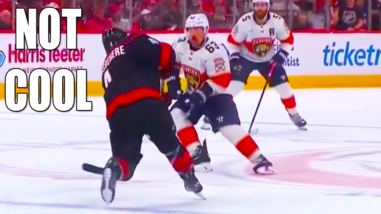 Shayne Gostisbehere Shoots Puck at Brad Marchand | Florida Panthers vs Carolina Hurricanes 2025 NHL Eastern Conference Final Highlights