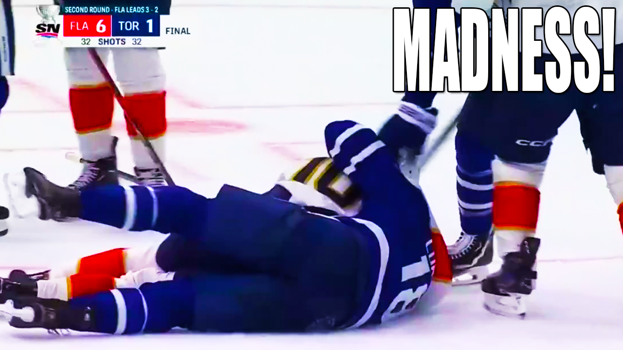 Steven Lorentz AJ Greer Fight After the Horn Scrum | Toronto Maple Leafs vs Florida Panthers 2025 NHL Playoffs Highlights