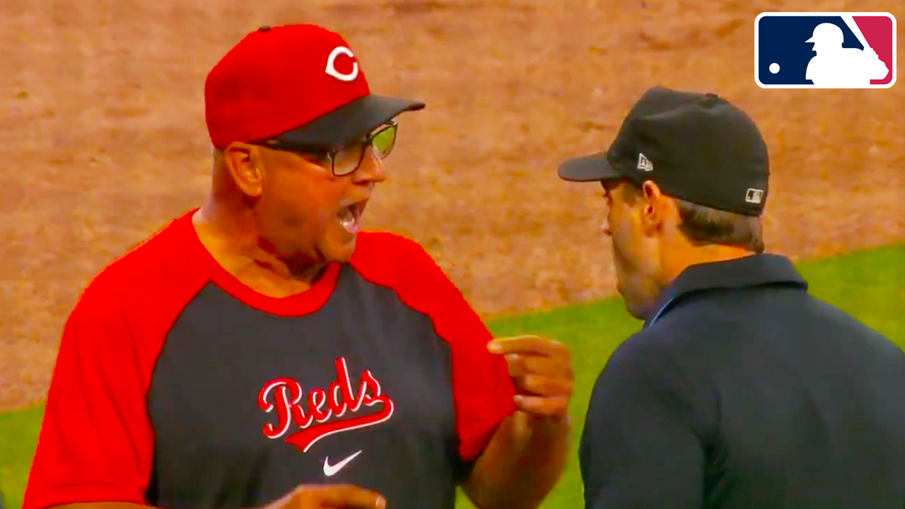 Terry Francona was ejected after this out call stood after review | Cincinnati Reds vs Atlanta Braves 2025 MLB Highlights