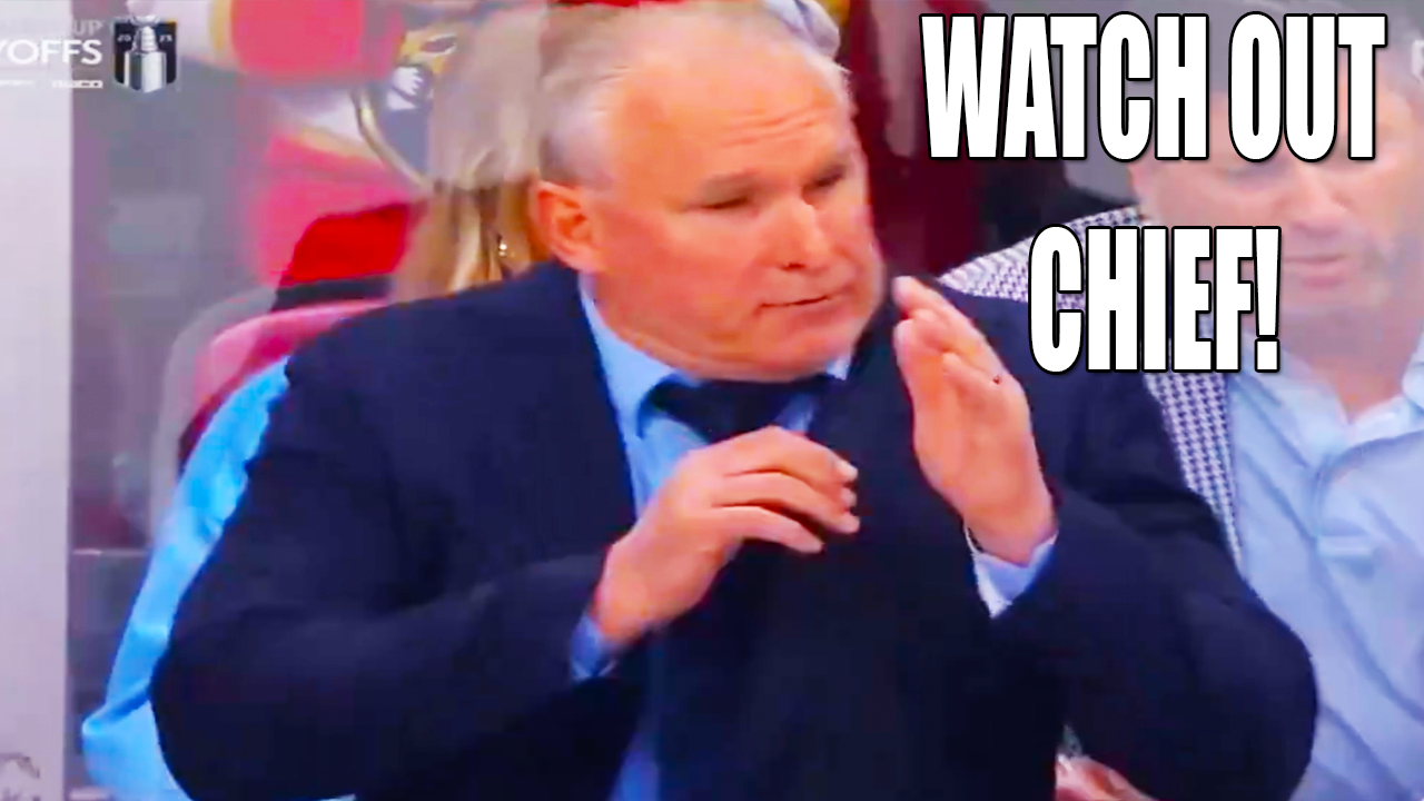Watch Leafs Coaches Dodge Puck in Bench During Toronto Maple Leafs vs Florida Panthers 2025 Playoffs!