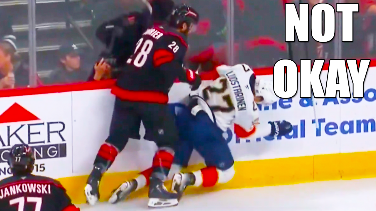 William Carrier goes off for cross-checking on Eetu Luostarinen | Hurricanes vs Panthers 2025 NHL Eastern Conference Final