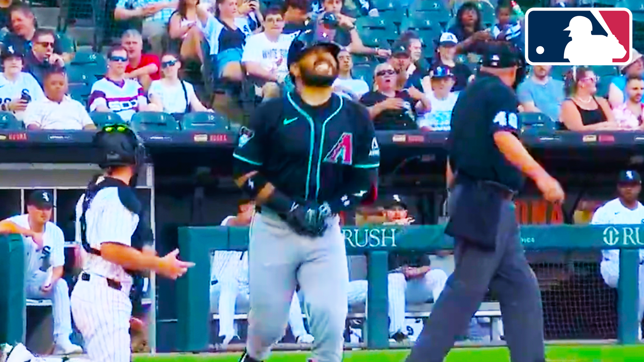 Eugenio Suarez Injury Hit by Pitch by Shane Smith | White Sox vs Diamondbacks 2025 MLB Highlights