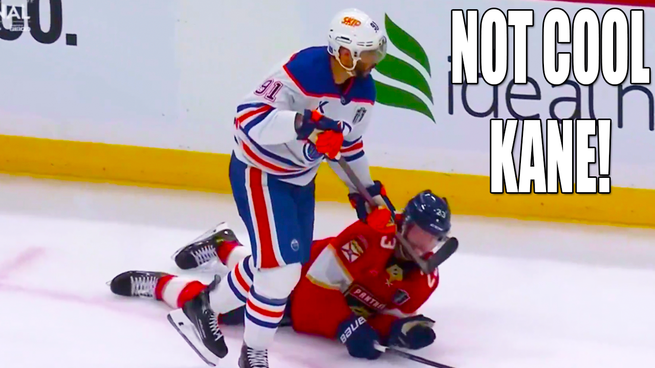 Evander Kane EJECTED with misconduct after shot to Carter Verhaeghe | Edmonton Oilers vs Panthers 2025 NHL Stanley Cup Finals Highlights