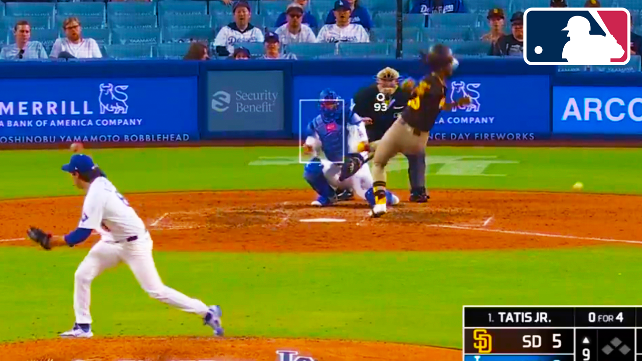 Fernando Tatis Jr Injury Hit by Pitch from Jack Little | Dodgers vs Padres 2025 MLB Highlights