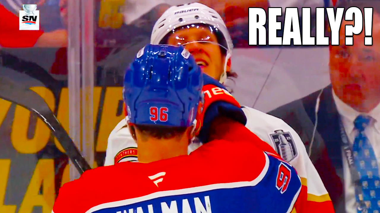 Jake Walman Chokes Eetu Luostarinen Fight | Oilers vs Panthers 2025 NHL Stanley Cup Final Game 2 Highlights